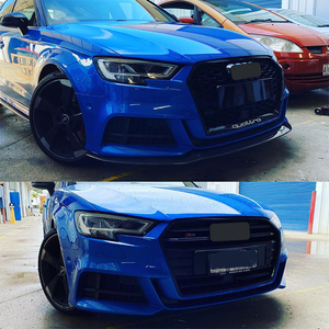 Griglia Stile ACC RS3 per <span class=keywords><strong>A3</strong></span>/<span class=keywords><strong>S3</strong></span> 8V.5 (2017-2020) Berlina/Hatchback, Griglia Anteriore OEM Nero Lucido/Cromata per <span class=keywords><strong>A3</strong></span> <span class=keywords><strong>S3</strong></span> 8V.5 Facelift - Product Image 6