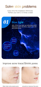 Masque facial LED à lumière rouge pour le soin de la beauté du visage, nettoyage en profondeur sans fil NIR, nouveau modèle <span class=keywords><strong>2026</strong></span> - Product Image 6