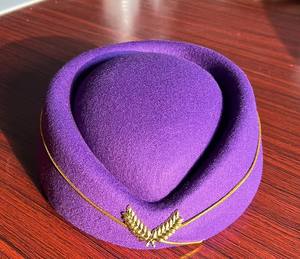 도매 항공사 스튜어디스 모자 모자 페도라 유니폼 파일럿 안주인 서비스 모자 여성용 베레모 모자 - Product Image 4