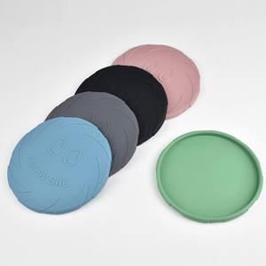 Cartoon Outdoor <strong>Silicone</strong> Flying Disc Kids Molar Floating Rubber Flying Disk <strong>Dog</strong> Pet <strong>Dog</strong> Training Chew Flying Disk <strong>Toys</strong> - Product Image 1