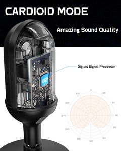 <span class=keywords><strong>2025</strong></span> New Arrival Alabs Sắt Mini 96Khz 24Bit Cardioid USB Condenser Microphone Cho Chơi Game Live Streaming Podcasting - Product Image 6