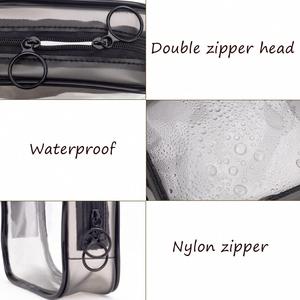 New Coin Jewelry Purse Camping Recyclable Zipper Women Waterproof Pvc <b>Small</b> Mini Toiletry Bag clear - Product Image 3