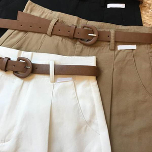 Pantalones Cortos Casuales de Mujer 2026: Novedad de Verano, Sección Delgada, Cinco Bolsillos, Holgados, de Cintura Alta, Estilo Workwear, Pierna Ancha - Product Image 2