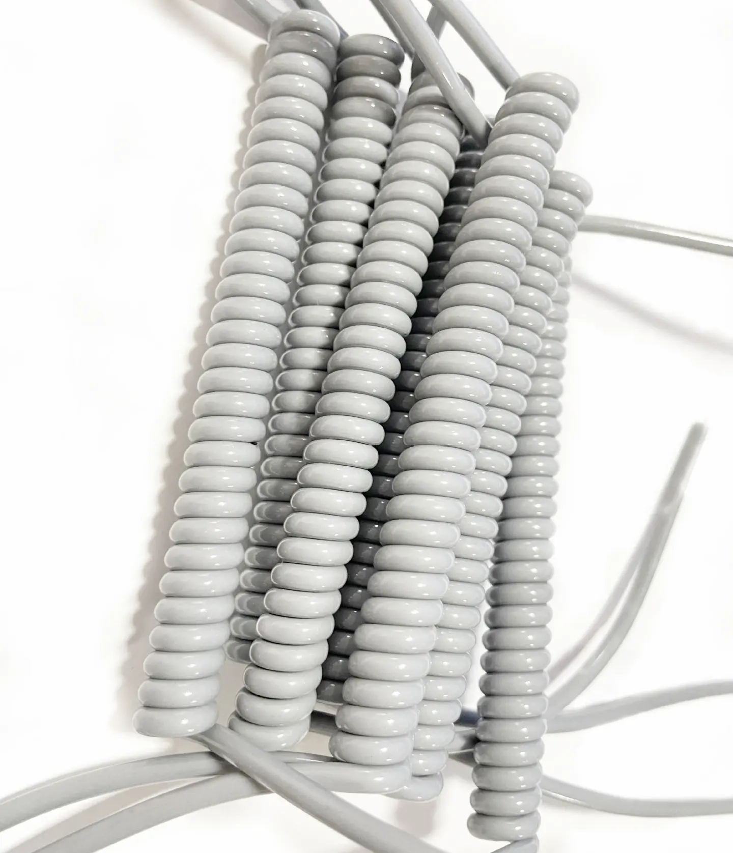 Multi-Spezifikation Glänzender Kupfer kern PU-Feder draht Netz kabel Spiral kabel Draht für elektrische Geräte Drähte Kabel & Kabel