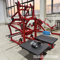 Machine de musculation la plus vendue, machine à squats à pendule rechargeable, machine à presse à jambes horizontale, machine à squats à charge de plaques