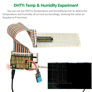 Keyestudio Nieuwe Ultieme Starter Leerpakket Met Tutorial Set Programmeer Starter Leerpakket voor Raspberry Pi <span class=keywords><strong>3</strong></span> 4 Model B/B+ - Product Image 6