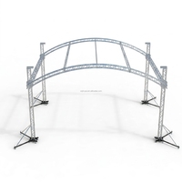 Structure de scène circulaire durable en aluminium, arche de toit ronde pour festival de musique, événement, spectacle DJ