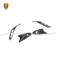 Pour Lamborghini Revuelto MSY, garniture de sourcils de phares en fibre de carbone sèche, accessoires de carrosserie automobile