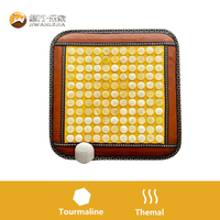 Coussin chauffant personnalisé en pierre jaune Jiwan Lejia pour salon d'affaires, avec fonction de massage thermique