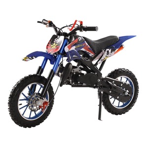 Motocyclette de poche tout-terrain pour enfants 49cc à 2 temps, démarrage manuel/électrique, mini <span class=keywords><strong>moto</strong></span> à essence - Product Image 2