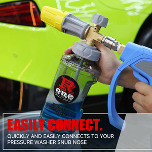 Sulai <b>Machinery</b> All Copper Foam Sprayer 1000Ml High Pressure <b>Car</b> Wash Gun Manual Operation Gray - Product Image 3