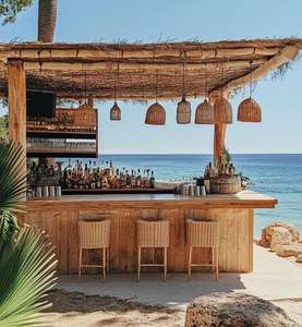 AJJ-M383 Usine de meubles sur mesure spécialisée dans les meubles de style Wabi-sabi pour les stations balnéaires, tables et chaises de <span class=keywords><strong>plage</strong></span> - Product Image 4