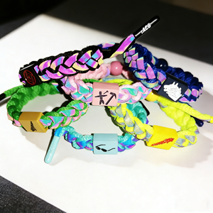 13 Designs Kugisaki Nobara Fushiguro Megumi Bracelet tressé en lacet réglable, bracelets tissés DIY, cadeaux promotionnels - Product Image 2