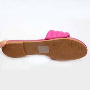 Популярные уличные женские тапочки летние удобные мягкие плоские Нескользящие износостойкие туфли ручной работы для женщин - Product Image 6