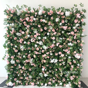 Panel de Pared de Flores Artificiales al por Mayor, Rollo de Pared Floral para Decoración de Bodas, Fiestas y Eventos - Product Image 6