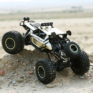Voitures RC rechargeables <span class=keywords><strong>2</strong></span>,4 GHz 4x4, Monster Trucks électriques tout-terrain télécommandés, jouets en métal pour enfants, cadeaux - Product Image 4