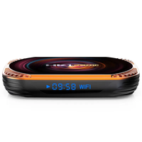 QUNSHI TECH - TV Box Inteligente de 1000 Mbps, 4 GB, 32 GB, 64 GB, 128 GB, Amlogic S905X4 HK1 Rbox X4, Android TV BOX, Android 11.0, Reproductor de TV Box