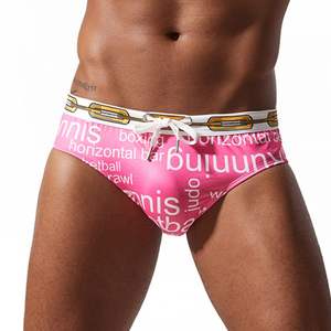 <span class=keywords><strong>Maillot</strong></span> <span class=keywords><strong>de</strong></span> <span class=keywords><strong>bain</strong></span> avec Logo personnalisé pour <span class=keywords><strong>homme</strong></span>, slip <span class=keywords><strong>rembourré</strong></span>, imperméable, Sexy, doux - Product Image 2