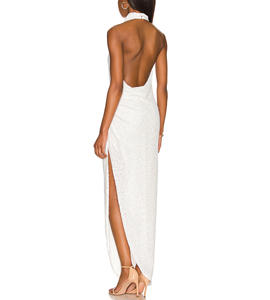 Vestido de noche largo con lentejuelas para mujer, elegante, sexy, <span class=keywords><strong>2022</strong></span> - Product Image 4