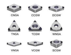 Pastilhas de Corte CBN Atacado da China para Torneamento CNGA/DNGA/SNGA/TNGA/VNGA/WNGA 1604 0804 OEM Personalizadas PVD/CVD para Aço VNGA - Product Image 2