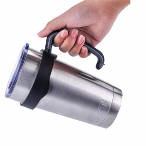 Handle Cup <b>Lid</b> <b>for</b> YETI 20oz Tumbler Colorful Plastic Handle Auto Cup Cover <b>for</b> American Yeti Snowman Tumbler in Stock - Product Image 2