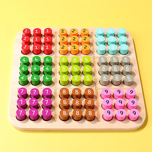 Enfants en bois éducatifs <span class=keywords><strong>Sudoku</strong></span> jeux mathématiques pensée logique Intelligence Montessori échecs Puzzle casse-tête InteractiveToys - Product Image 6