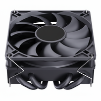 Refroidisseur d'air haute performance en cuivre et aluminium, design à caloducs horizontaux |   Support multi-prises AM5/AM4/X99 |   Ventilateur 15-30dBA