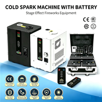 Machine à étincelles froides rechargeable SFR Mini 350W avec télécommande, machine à feux d'artifice à batterie pour cérémonies, mariages, fêtes, scènes