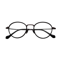 Monture de lunettes en titane de style vintage européen et américain, vente chaude, lunettes optiques tendance