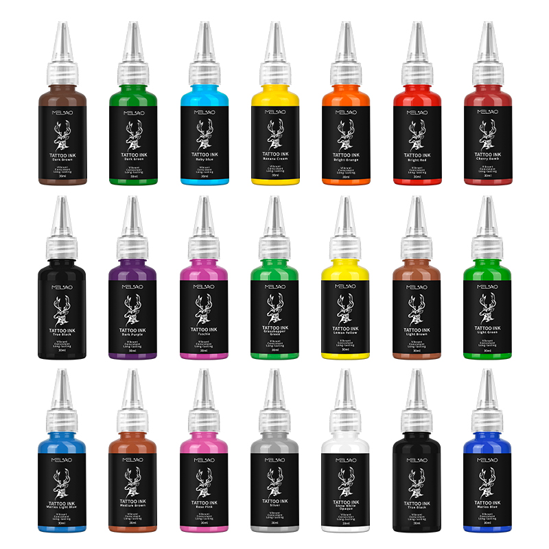 Пользовательский логотип, временные чернила для татуировки, приятные на ощупь водостойкие чернила для татуировки, профессиональный набор