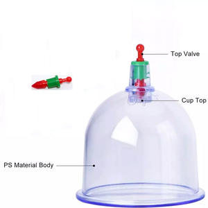 Çukurluğu bardak toptan vana aksesuarları <span class=keywords><strong>Ventouse</strong></span> akupunktur Hijama çukurluğu kiti terapi emme çukurluğu terapi seti - Product Image 1