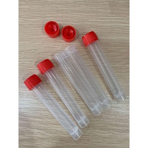 Huichuang 10ml Cryogenic <b>Tube</b> Red Cap <b>Plastic</b> High Sealing Leak Proof Sampling <b>Tube</b> - Product Image 1