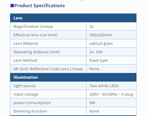 OTSUKA LED WIDE-2 เครื่องมือตรวจสอบสนามกว้างแบบออปติคอล 2X - Product Image 5