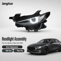 Ensemble de phares à LED haute luminosité avec feux de jour pour Mazda3 Axela BP Next Gen 2020-2024