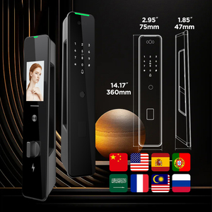 Khóa cửa thông minh vân tay tích hợp <span class=keywords><strong>camera</strong></span> thông minh, nhận diện khuôn mặt 3D, gọi video thông minh Tuya, mở khóa bằng lòng bàn tay - Product Image 2