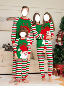 Pigiami Natalizi per Famiglia, Set Coordinati con Stampe, Abbigliamento da Notte per Mamma, Figlia, Papà, Figlio, Bambino, Vestiti Abbinati per Natale - Product Image 1