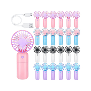 Strong Wind Cooling Portable USB <b>Rechargeable</b> Mini <b>Handheld</b> <b>Fan</b> 2 Speeds Outdoor Travel Summer <b>Fan</b> With Logo Customized - Product Image 1