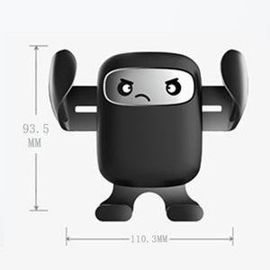 Support de téléphone portable en plastique à vente chaude, rotation à 360 degrés, support de ventilation de voiture, stable, durable, antidérapant - Product Image 2