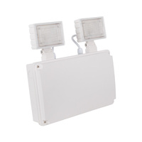 Projecteur LED d'urgence extérieur étanche IP65 1000LM avec batterie de secours de 3 heures pour la sécurité en cas de panne de courant