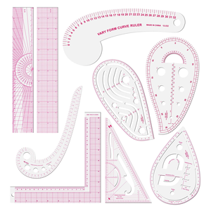 Plastic 10pcs/<b>Set</b> <b>Sewing</b> Clothing Design Ruler <b>Set</b> for Cloth Cutting Drawing Tailor - Product Image 1