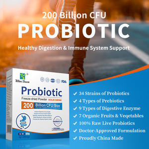 ผงโปรไบโอติก 200 พันล้าน CFU ขนาด 3 กรัม x 20 ซอง บรรเทาอาการท้องผูก ปรับสมดุลลำไส้ จัดส่งรวดเร็ว มีสินค้าในสต็อกสำหรับขายส่ง - Product Image 1