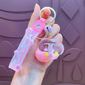 Griffe Machine <span class=keywords><strong>petit</strong></span> cadeau en gros mignon délicat sac de voiture pendentif dessin animé <span class=keywords><strong>nuage</strong></span> <span class=keywords><strong>liquide</strong></span> licorne porte-clés - Product Image 1