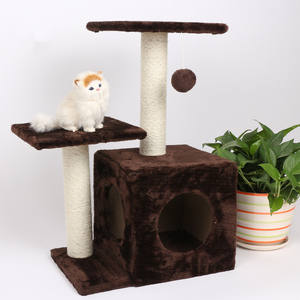 Tour d'arbre à chat d'activité à plusieurs niveaux avec hamac et griffoirs Mobilier pour animaux <span class=keywords><strong>de</strong></span> compagnie pour chats d'intérieur - Product Image 2