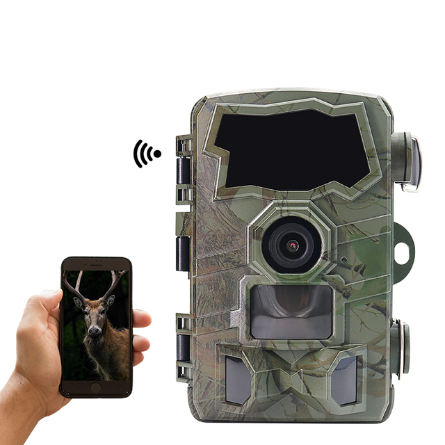H888WIFI Night Version Wildlife Trail Camera Animal Trap Camera Trail Hunting Camera With Wide-angle Lens IP66 Waterproof