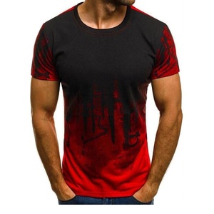 Nouveau Design 3D Puff Print T Shirt Haute Qualité Coton Impression Drop Shoulder T-shirt Lourd pour Hommes 100% Coton T Shirt - Product Image 4