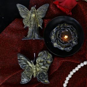 Nouvelles bougies parfumées de style sombre européen et américain pour le décor d'ambiance de fête de festival de bougie érotique à basse température - Product Image 3