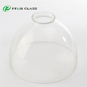 Abat-jour cylindrique en verre transparent durable, taille personnalisée, écologique, pour suspension moderne d'intérieur, couvercles de lampe faits à la main - Product Image 4