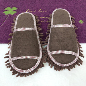 Chenille <strong>Cleaning</strong> <strong>Slippers</strong> for Lazy People Fun <strong>Slippers</strong> Mop Floor <strong>Slipper</strong> Slides Sandals - Product Image 3