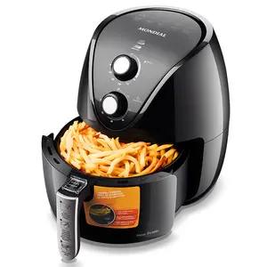 Air Fryer Home 5L Multi-function Intelligent Fries Machine Automatic Large-capacity Oil-free Electric Fryer Aluminum PTFE Round