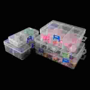 Низкая цена, 18 24 36 решетки, коробка для оборудования с разделителем, детали для инструментов, пластиковый ящик для хранения - Product Image 2